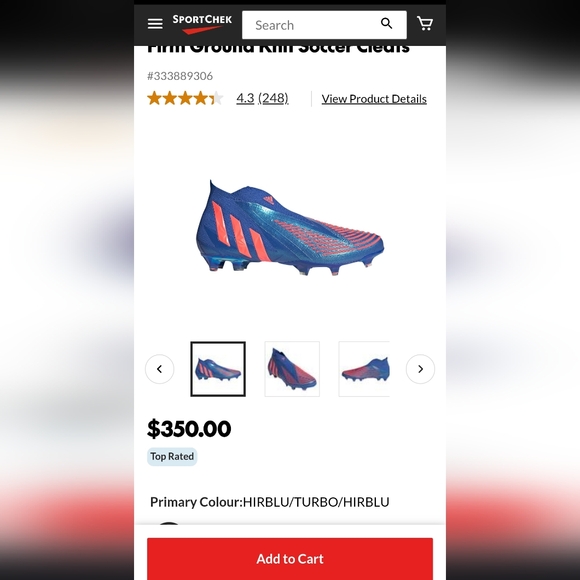 Predator Edge+ Cleats - Picture 2 of 8